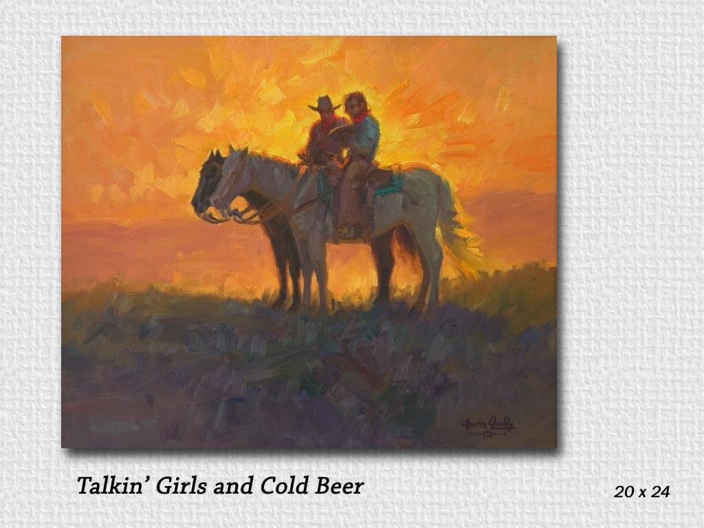 talkin' girls and cold beer