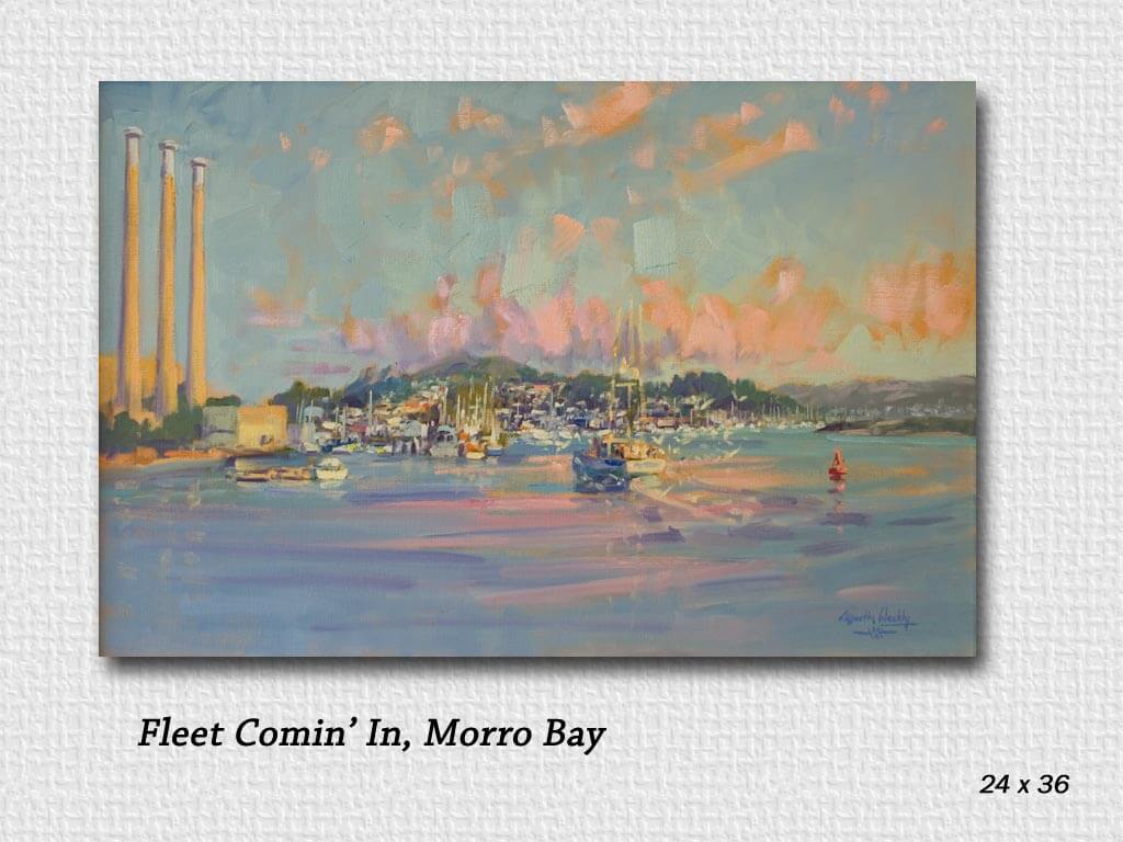 fleet comin' in, morro bay