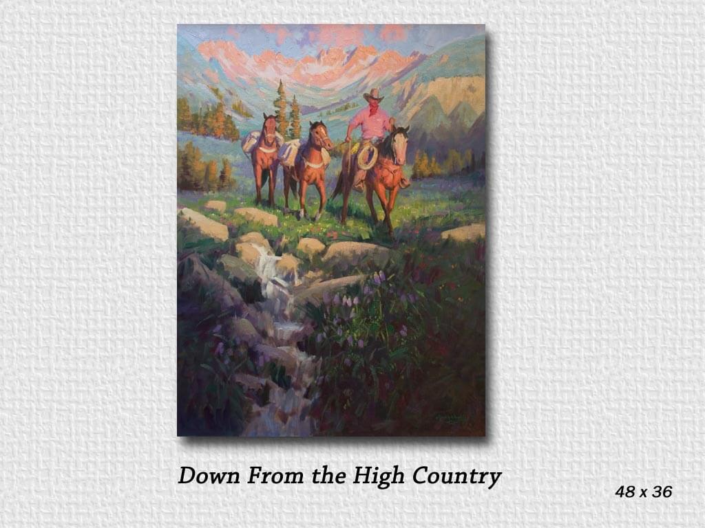 down from the high country